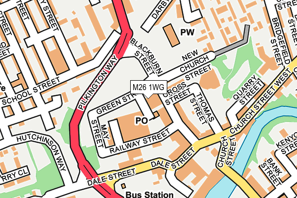 M26 1WG map - OS OpenMap – Local (Ordnance Survey) M26 1WG map - OS OpenMap – Local (Ordnance Survey)