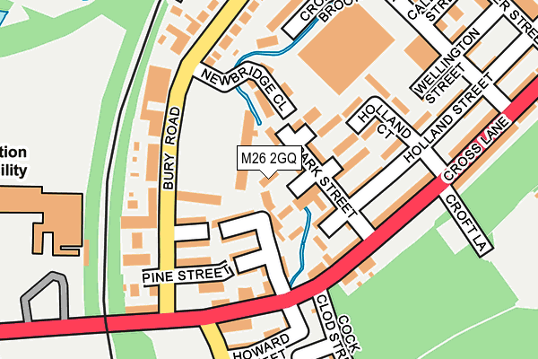 M26 2GQ map - OS OpenMap – Local (Ordnance Survey) M26 2GQ map - OS OpenMap – Local (Ordnance Survey)