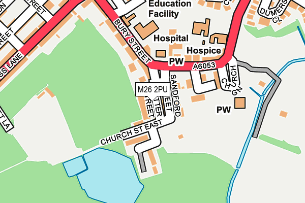 M26 2PU map - OS OpenMap – Local (Ordnance Survey) M26 2PU map - OS OpenMap – Local (Ordnance Survey)