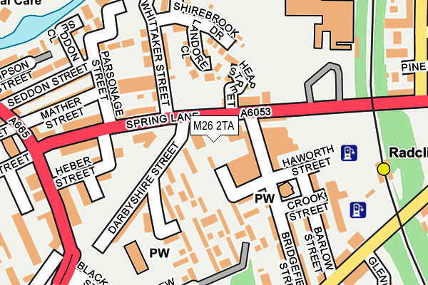 M26 2TA map - OS OpenMap – Local (Ordnance Survey) M26 2TA map - OS OpenMap – Local (Ordnance Survey)