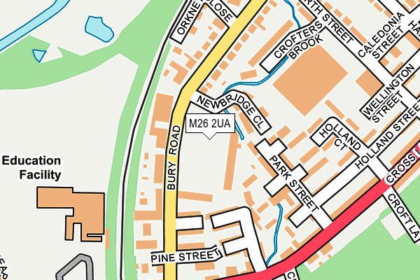 M26 2UA map - OS OpenMap – Local (Ordnance Survey) M26 2UA map - OS OpenMap – Local (Ordnance Survey)
