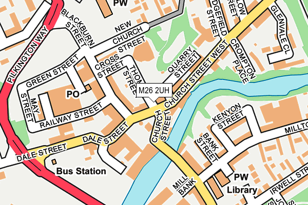 M26 2UH map - OS OpenMap – Local (Ordnance Survey) M26 2UH map - OS OpenMap – Local (Ordnance Survey)