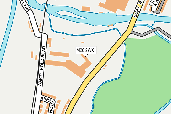 M26 2WX map - OS OpenMap – Local (Ordnance Survey) M26 2WX map - OS OpenMap – Local (Ordnance Survey)