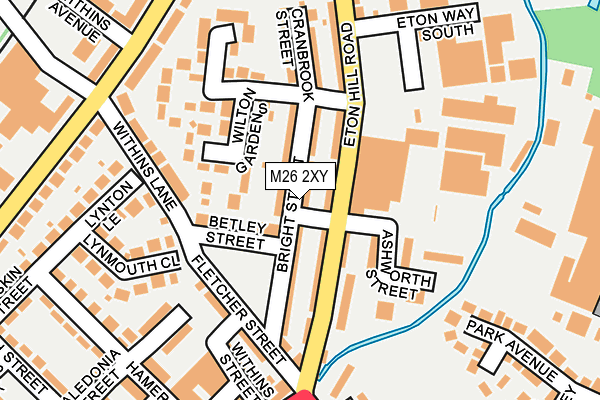 M26 2XY map - OS OpenMap – Local (Ordnance Survey) M26 2XY map - OS OpenMap – Local (Ordnance Survey)