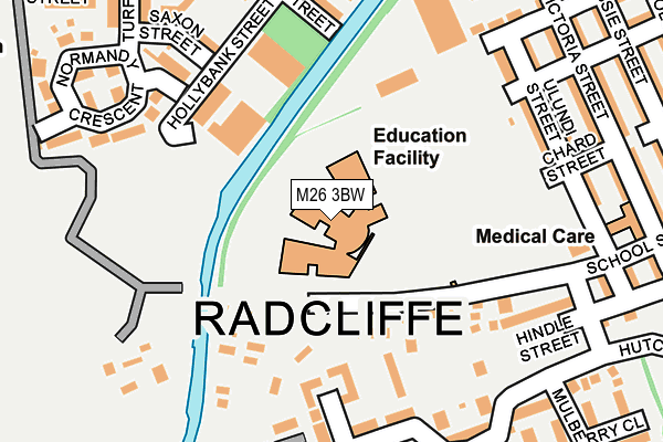 M26 3BW map - OS OpenMap – Local (Ordnance Survey) M26 3BW map - OS OpenMap – Local (Ordnance Survey)