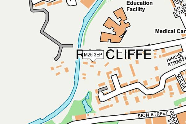 M26 3EP map - OS OpenMap – Local (Ordnance Survey) M26 3EP map - OS OpenMap – Local (Ordnance Survey)