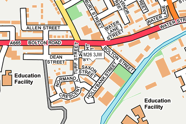 M26 3JW map - OS OpenMap – Local (Ordnance Survey) M26 3JW map - OS OpenMap – Local (Ordnance Survey)