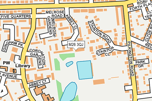 M26 3QJ map - OS OpenMap – Local (Ordnance Survey) M26 3QJ map - OS OpenMap – Local (Ordnance Survey)