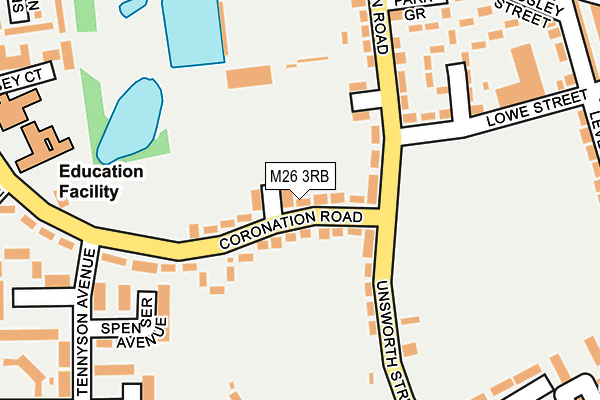 M26 3RB map - OS OpenMap – Local (Ordnance Survey) M26 3RB map - OS OpenMap – Local (Ordnance Survey)