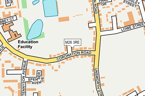 M26 3RE map - OS OpenMap – Local (Ordnance Survey) M26 3RE map - OS OpenMap – Local (Ordnance Survey)