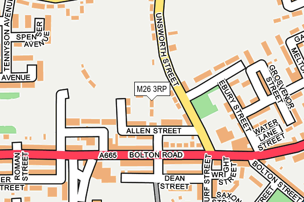 M26 3RP map - OS OpenMap – Local (Ordnance Survey) M26 3RP map - OS OpenMap – Local (Ordnance Survey)