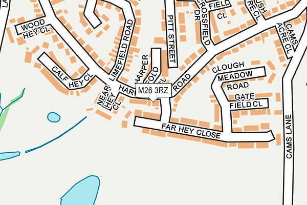 M26 3RZ map - OS OpenMap – Local (Ordnance Survey) M26 3RZ map - OS OpenMap – Local (Ordnance Survey)