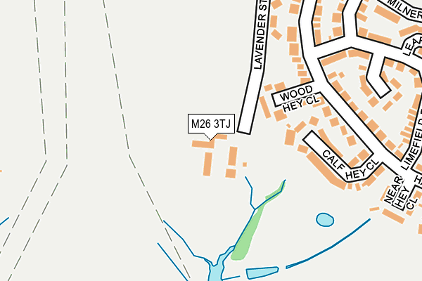 M26 3TJ map - OS OpenMap – Local (Ordnance Survey) M26 3TJ map - OS OpenMap – Local (Ordnance Survey)
