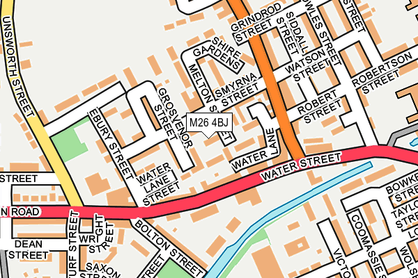 M26 4BJ map - OS OpenMap – Local (Ordnance Survey) M26 4BJ map - OS OpenMap – Local (Ordnance Survey)