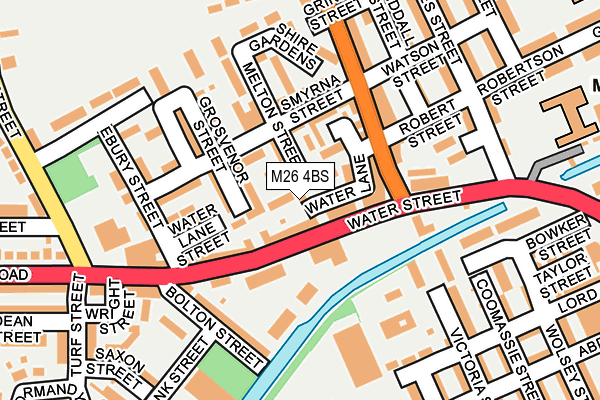 M26 4BS map - OS OpenMap – Local (Ordnance Survey) M26 4BS map - OS OpenMap – Local (Ordnance Survey)