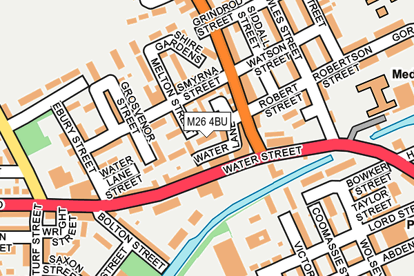 M26 4BU map - OS OpenMap – Local (Ordnance Survey) M26 4BU map - OS OpenMap – Local (Ordnance Survey)