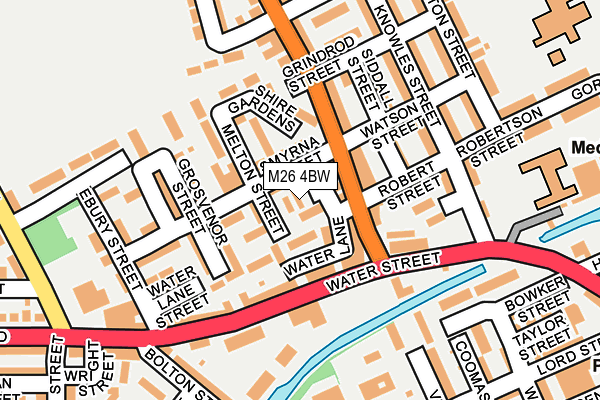 M26 4BW map - OS OpenMap – Local (Ordnance Survey) M26 4BW map - OS OpenMap – Local (Ordnance Survey)