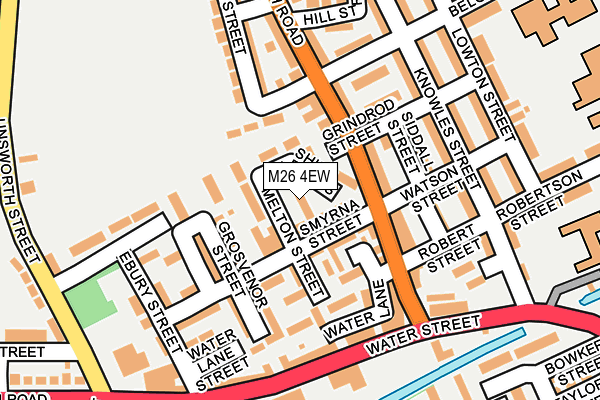 M26 4EW map - OS OpenMap – Local (Ordnance Survey) M26 4EW map - OS OpenMap – Local (Ordnance Survey)