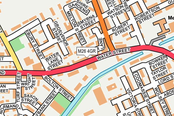 M26 4GR map - OS OpenMap – Local (Ordnance Survey) M26 4GR map - OS OpenMap – Local (Ordnance Survey)