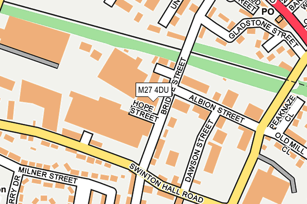M27 4DU map - OS OpenMap – Local (Ordnance Survey) M27 4DU map - OS OpenMap – Local (Ordnance Survey)