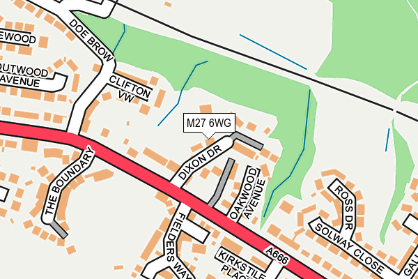 M27 6WG map - OS OpenMap – Local (Ordnance Survey) M27 6WG map - OS OpenMap – Local (Ordnance Survey)