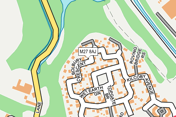 M27 8AJ map - OS OpenMap – Local (Ordnance Survey) M27 8AJ map - OS OpenMap – Local (Ordnance Survey)