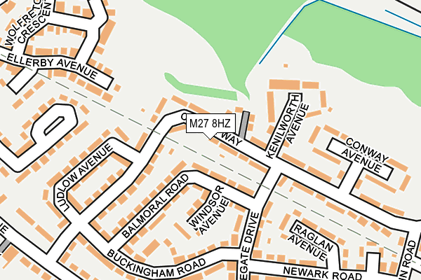 M27 8HZ map - OS OpenMap – Local (Ordnance Survey) M27 8HZ map - OS OpenMap – Local (Ordnance Survey)