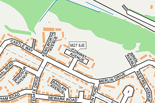 M27 8JE map - OS OpenMap – Local (Ordnance Survey) M27 8JE map - OS OpenMap – Local (Ordnance Survey)