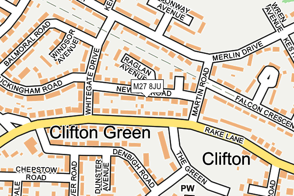 M27 8JU map - OS OpenMap – Local (Ordnance Survey) M27 8JU map - OS OpenMap – Local (Ordnance Survey)
