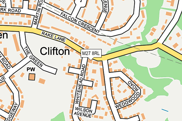 M27 8RL map - OS OpenMap – Local (Ordnance Survey) M27 8RL map - OS OpenMap – Local (Ordnance Survey)