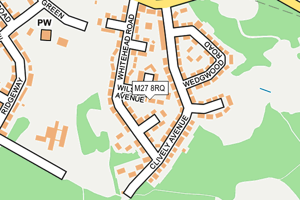 M27 8RQ map - OS OpenMap – Local (Ordnance Survey) M27 8RQ map - OS OpenMap – Local (Ordnance Survey)