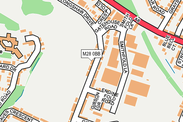 M28 0BB map - OS OpenMap – Local (Ordnance Survey) M28 0BB map - OS OpenMap – Local (Ordnance Survey)