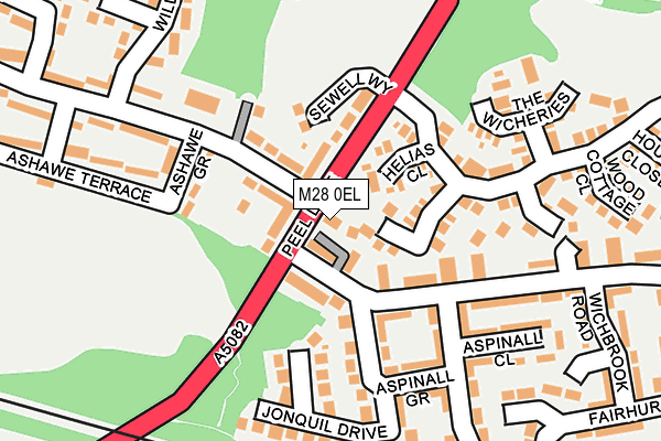M28 0EL map - OS OpenMap – Local (Ordnance Survey) M28 0EL map - OS OpenMap – Local (Ordnance Survey)