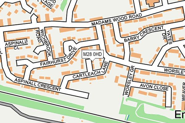 M28 0HD map - OS OpenMap – Local (Ordnance Survey) M28 0HD map - OS OpenMap – Local (Ordnance Survey)