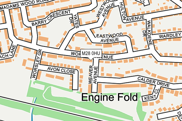 M28 0HU map - OS OpenMap – Local (Ordnance Survey) M28 0HU map - OS OpenMap – Local (Ordnance Survey)