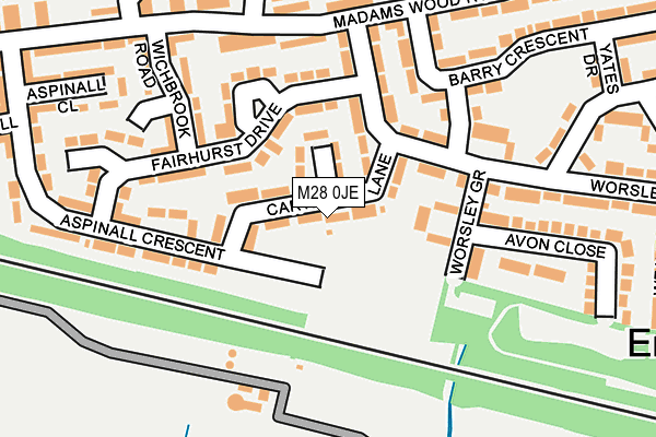 M28 0JE map - OS OpenMap – Local (Ordnance Survey) M28 0JE map - OS OpenMap – Local (Ordnance Survey)