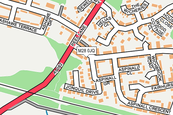 M28 0JQ map - OS OpenMap – Local (Ordnance Survey) M28 0JQ map - OS OpenMap – Local (Ordnance Survey)