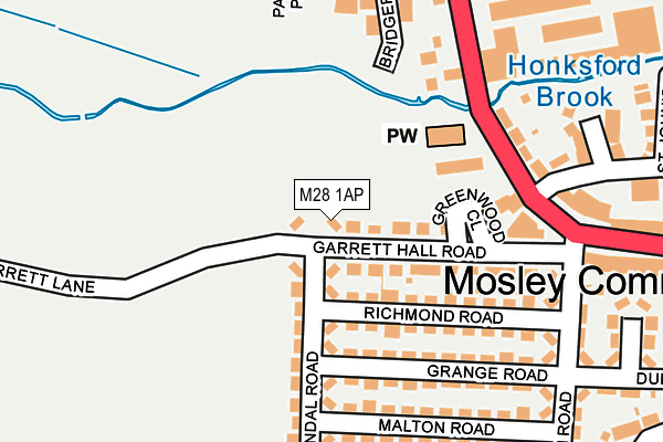 M28 1AP map - OS OpenMap – Local (Ordnance Survey) M28 1AP map - OS OpenMap – Local (Ordnance Survey)