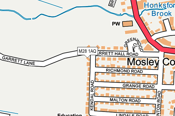 M28 1AQ map - OS OpenMap – Local (Ordnance Survey) M28 1AQ map - OS OpenMap – Local (Ordnance Survey)