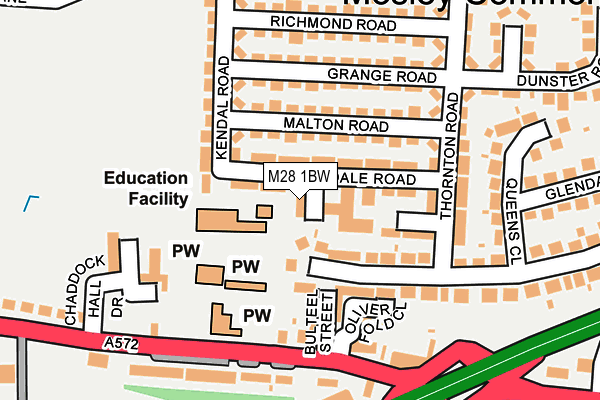 M28 1BW map - OS OpenMap – Local (Ordnance Survey) M28 1BW map - OS OpenMap – Local (Ordnance Survey)