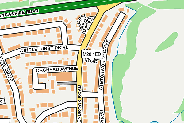 M28 1ED map - OS OpenMap – Local (Ordnance Survey) M28 1ED map - OS OpenMap – Local (Ordnance Survey)