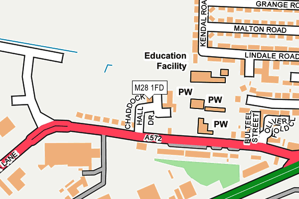 M28 1FD map - OS OpenMap – Local (Ordnance Survey) M28 1FD map - OS OpenMap – Local (Ordnance Survey)