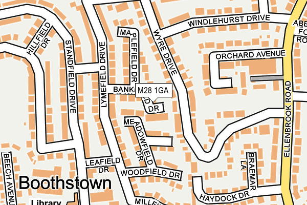 M28 1GA map - OS OpenMap – Local (Ordnance Survey) M28 1GA map - OS OpenMap – Local (Ordnance Survey)