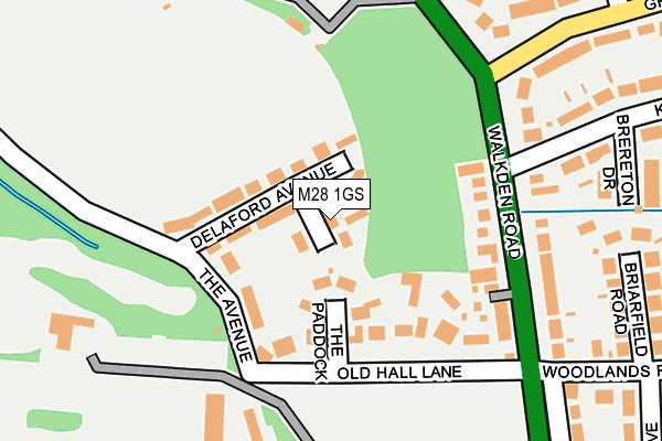 M28 1GS map - OS OpenMap – Local (Ordnance Survey) M28 1GS map - OS OpenMap – Local (Ordnance Survey)