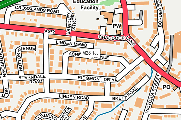 M28 1JJ map - OS OpenMap – Local (Ordnance Survey) M28 1JJ map - OS OpenMap – Local (Ordnance Survey)