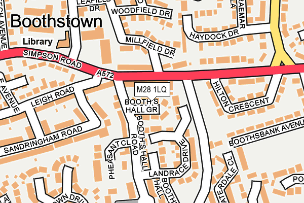 M28 1LQ map - OS OpenMap – Local (Ordnance Survey) M28 1LQ map - OS OpenMap – Local (Ordnance Survey)