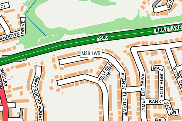 M28 1WB map - OS OpenMap – Local (Ordnance Survey) M28 1WB map - OS OpenMap – Local (Ordnance Survey)