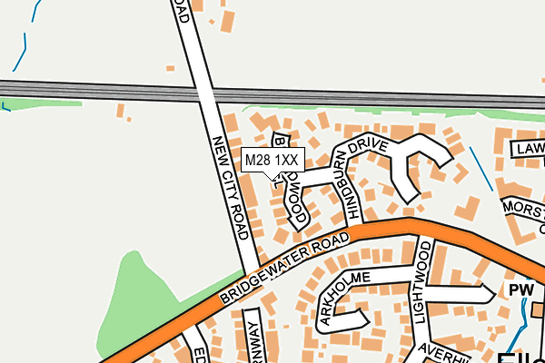 M28 1XX map - OS OpenMap – Local (Ordnance Survey) M28 1XX map - OS OpenMap – Local (Ordnance Survey)