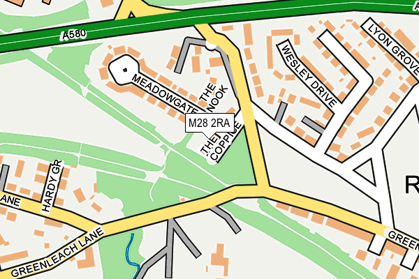 M28 2RA map - OS OpenMap – Local (Ordnance Survey) M28 2RA map - OS OpenMap – Local (Ordnance Survey)