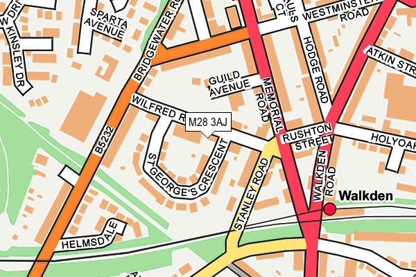 M28 3AJ map - OS OpenMap – Local (Ordnance Survey) M28 3AJ map - OS OpenMap – Local (Ordnance Survey)